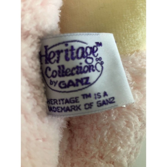 Heritage Collection GANZ Pink Bunny Heaven HE5043 Plush Stuffed Bunny Praying - Picture 7 of 9